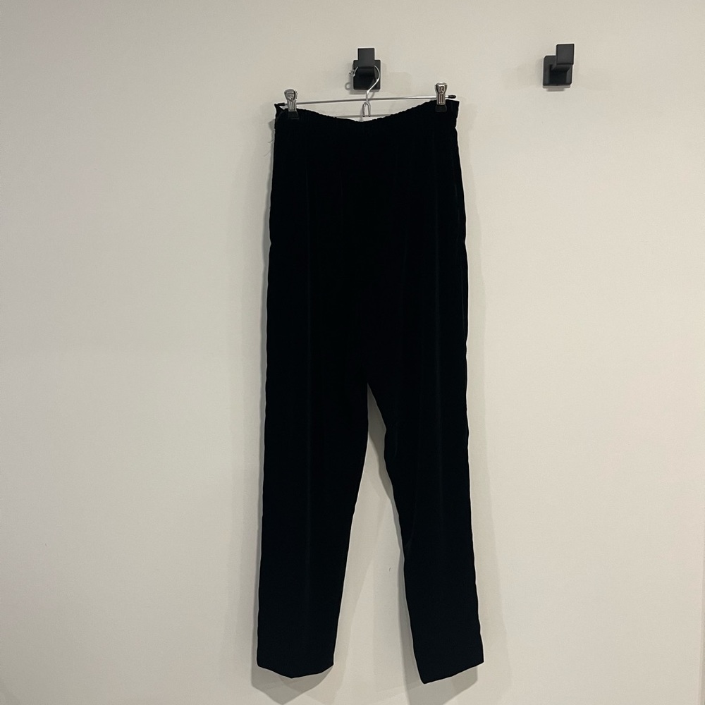 Vintage Farinae Collections Black Velvet Pants